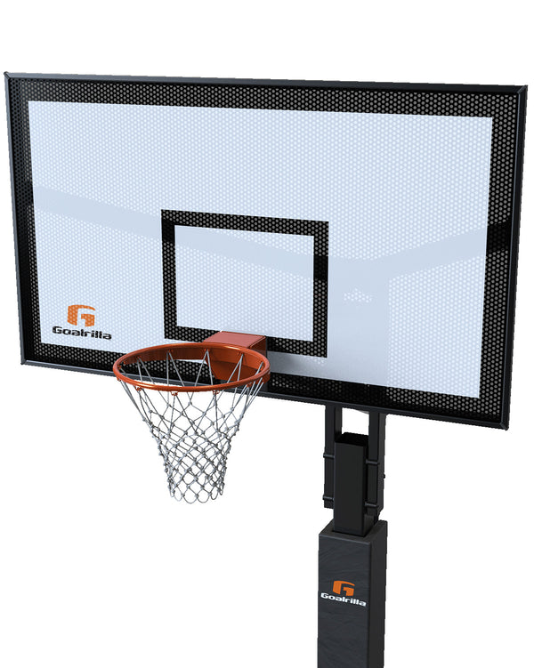 Load image into Gallery viewer, Goalrilla FT72 - 72&quot; In-Ground Perforated Steel Backboard
