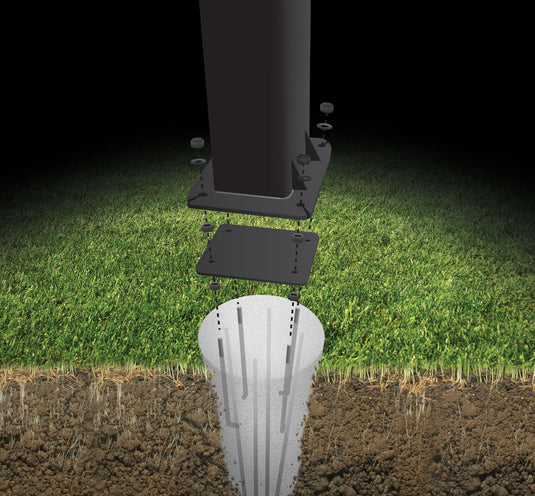 Goalrilla DC72E1 - 72" In-Ground Direct Connect Technology