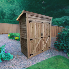 Load image into Gallery viewer, CedarShed 6&#39;x 3&#39; Bayside Double Door
