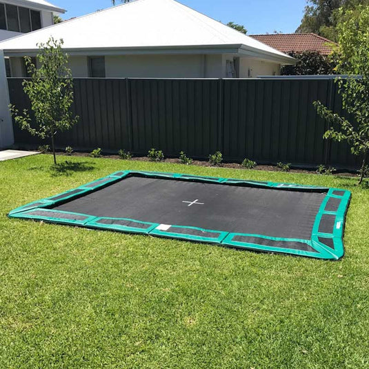 Capital Play® 14ft X 10ft Rectangle In-Ground Trampoline