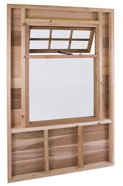 Half awning window (30" x 42 1/2") 3 ft wall