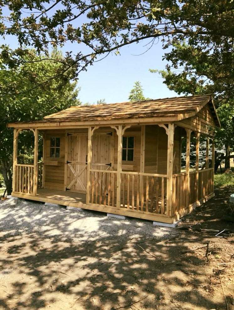 Load image into Gallery viewer, CedarShed 16&#39;x 12&#39; Farmhouse
