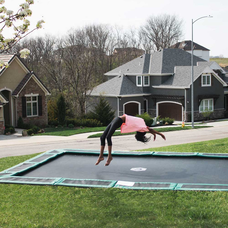 Load image into Gallery viewer, Capital Play® 14ft X 10ft Rectangle In-Ground Trampoline
