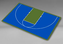 Load image into Gallery viewer, Half Basketball Court Kit 8
