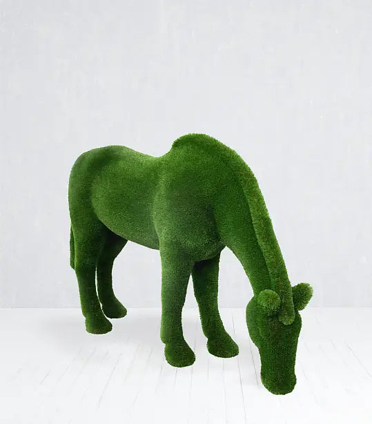 Load image into Gallery viewer, Topiary Grazing Horse
