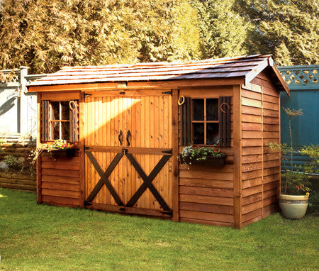 Load image into Gallery viewer, CedarShed 12&#39;x 6&#39; Longhouse
