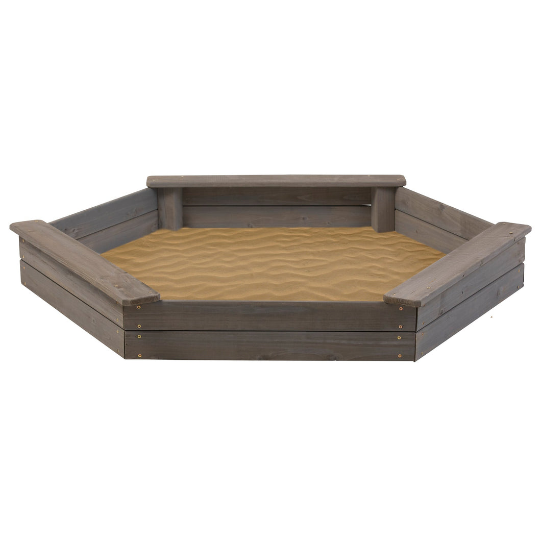 Hexagonal Sand Box with Weather Cover