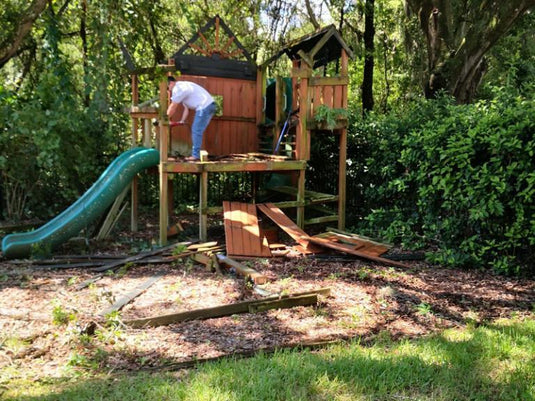 Swing Set Removal