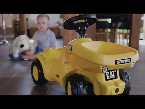 Load and play video in Gallery viewer, Ride On CAT Minitrac Baby Dumper Video Marin Backyards
