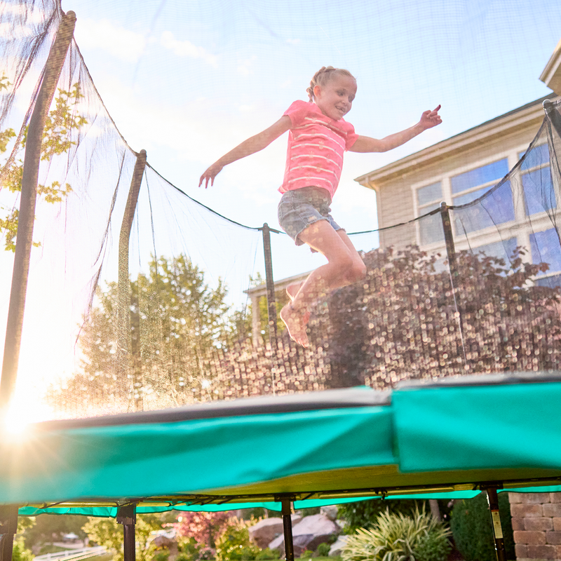 Load image into Gallery viewer, Signature Series 15&#39;x 9&#39; Rectangle Outdoor Trampoline with Enclosure
