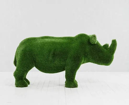 Topiary Rhinoceros