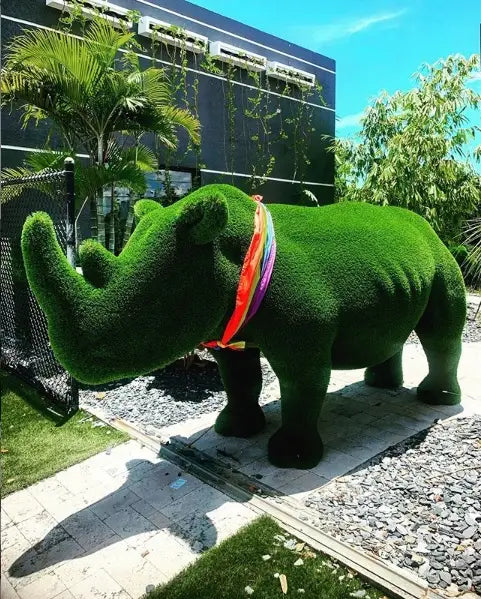 Topiary Rhinoceros