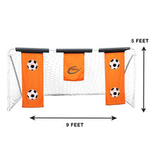 Load image into Gallery viewer, Skywalker Sports 9&#39; x 5&#39; Soccer Goal with Practice Banners
