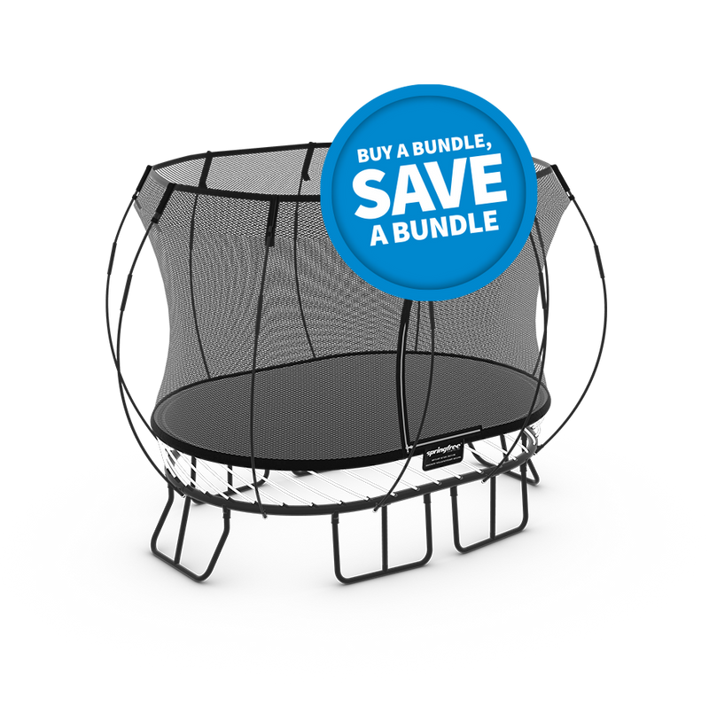 Load image into Gallery viewer, springfree trampoline compact oval bundle
