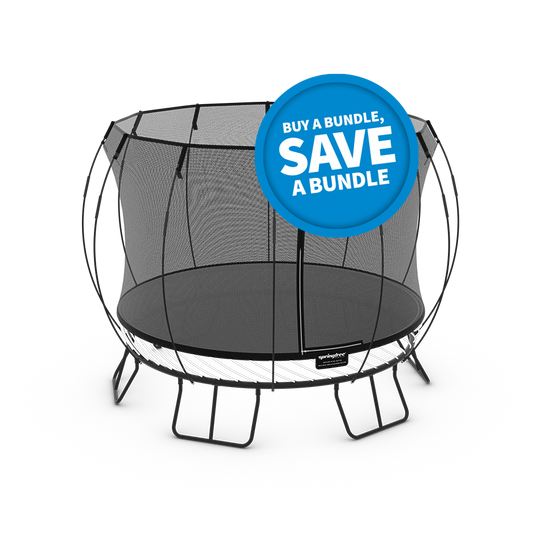 springfree trampoline medium oval bundle