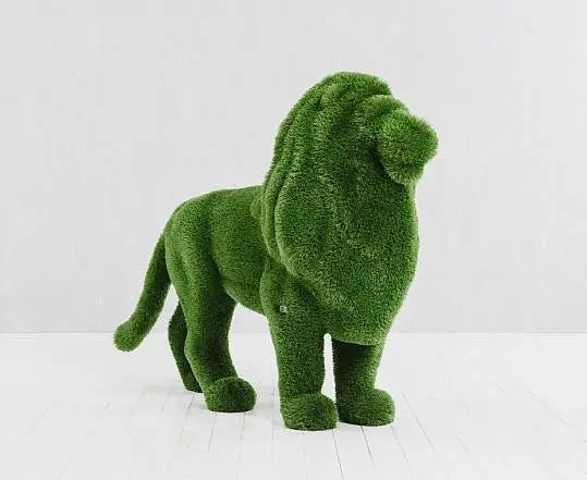 Topiary Standing Lion