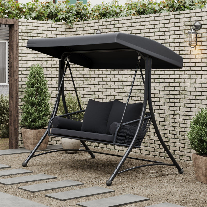 Load image into Gallery viewer, East Green Ramona Patio Swing with Canopy Stand

