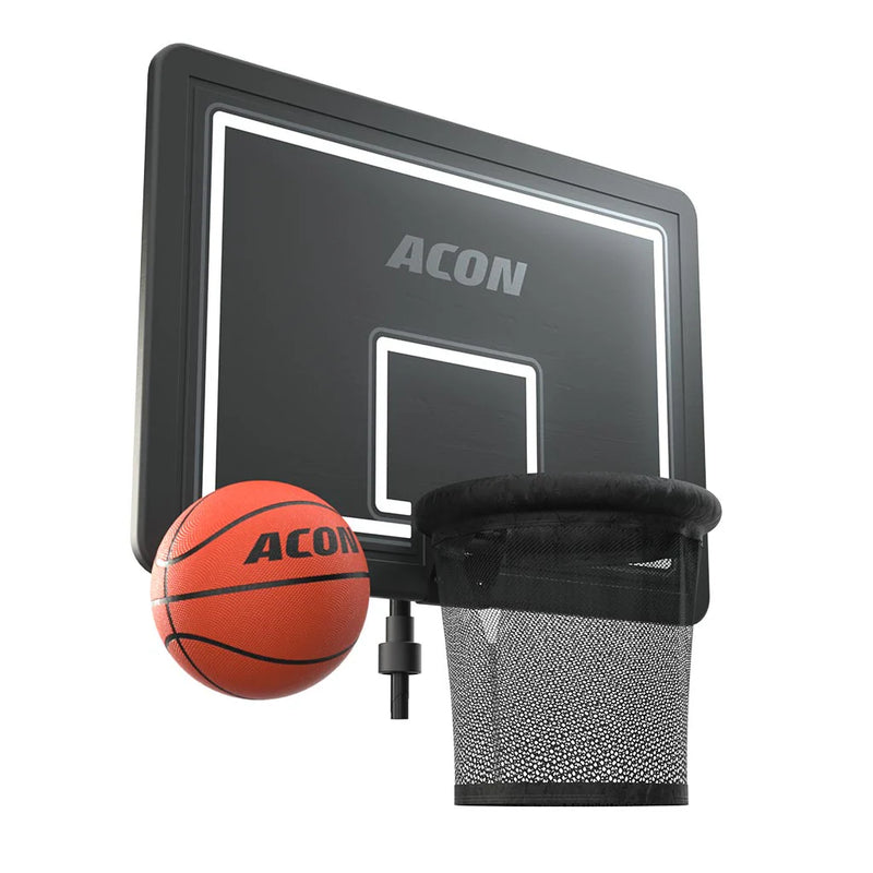 Load image into Gallery viewer, ACON Air Basketball Hoop with Back Net for Round Trampolines
