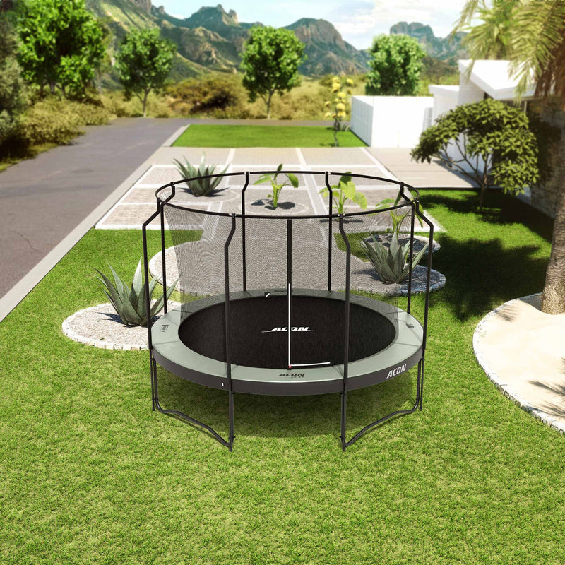 Load image into Gallery viewer, ACON Air 12ft Premium Trampoline  with Net and Ladder
