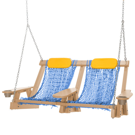 DURAWOOD® Poly Cedar Coastal DURACORD® Rope Double Swing