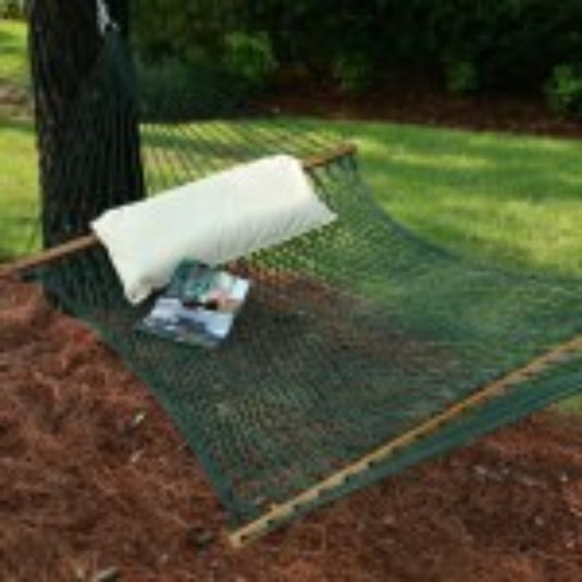 Carolina Hammocks Large WeatherSmart® Rope Hammock - Green 4