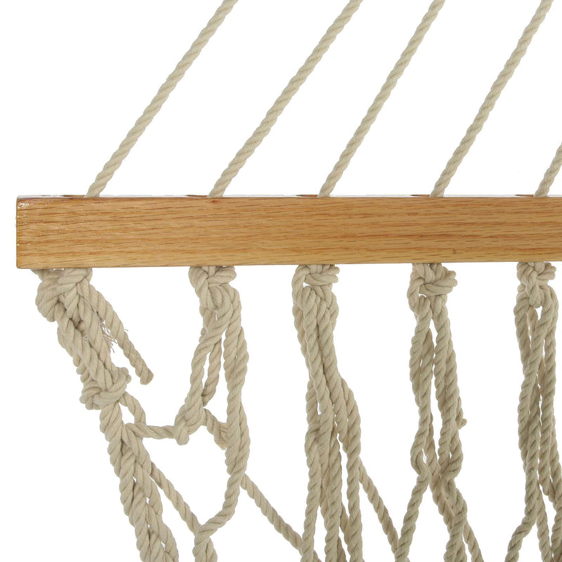 Load image into Gallery viewer, Carolina Hammocks Large WeatherSmart® Rope Hammock - Oatmeal 2
