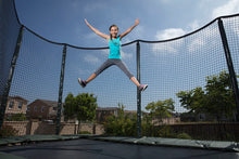 Load image into Gallery viewer, AlleyOOP Rectangular Trampoline 10 Ft x 17 Ft VariableBounce w/ Safety Enclosure
