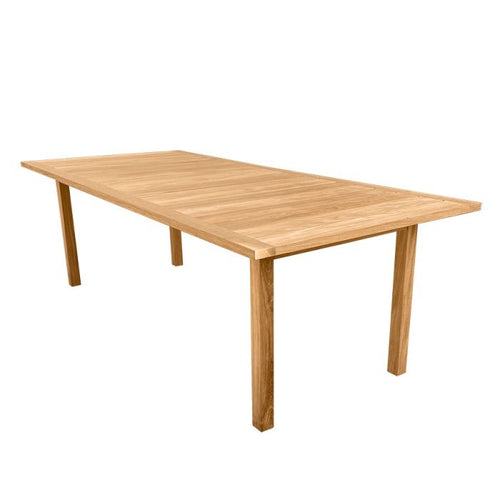 Medium Rectangular Teak Table Restoration Service Marin Backyards