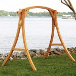 Load image into Gallery viewer, Roman Arc Cypress Swing Stand
