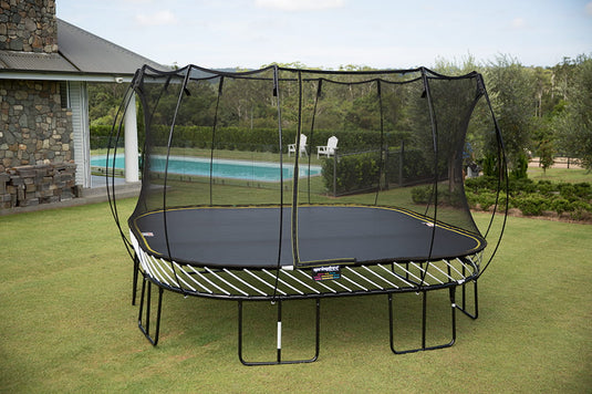 SpringFree Jumbo Square Trampoline 13' x 13'