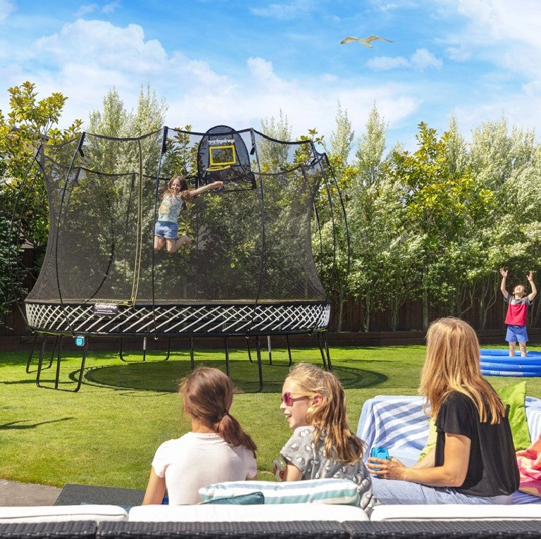 Uendelighed En effektiv frisk SpringFree Medium Oval Trampoline 8' x 11' – Marin Backyards