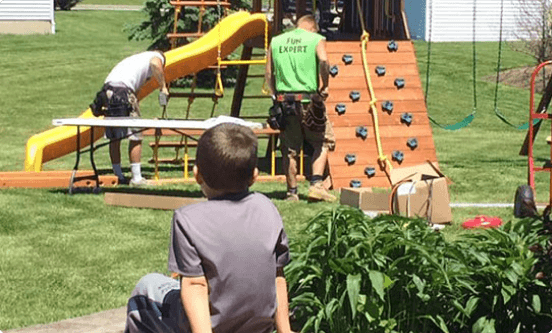 Load image into Gallery viewer, Swing Set Installation
