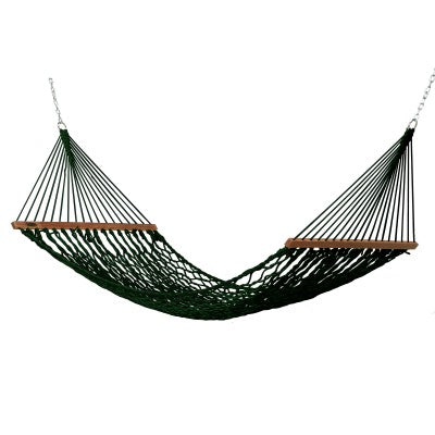 Load image into Gallery viewer, Carolina Hammocks Large WeatherSmart® Rope Hammock - Green
