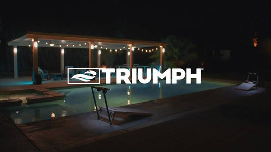 Triumph 2x4 Cornhole Set with Integrated Caddy