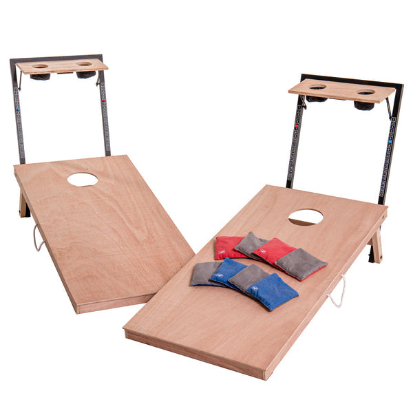 Load image into Gallery viewer, Triumph 2x4 Cornhole Set with Integrated Caddy
