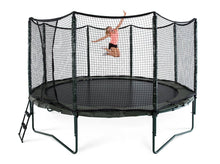 Load image into Gallery viewer, AlleyOOP Backyard Trampoline 14Ft Round Power Bounce w/ Safety Enclosure
